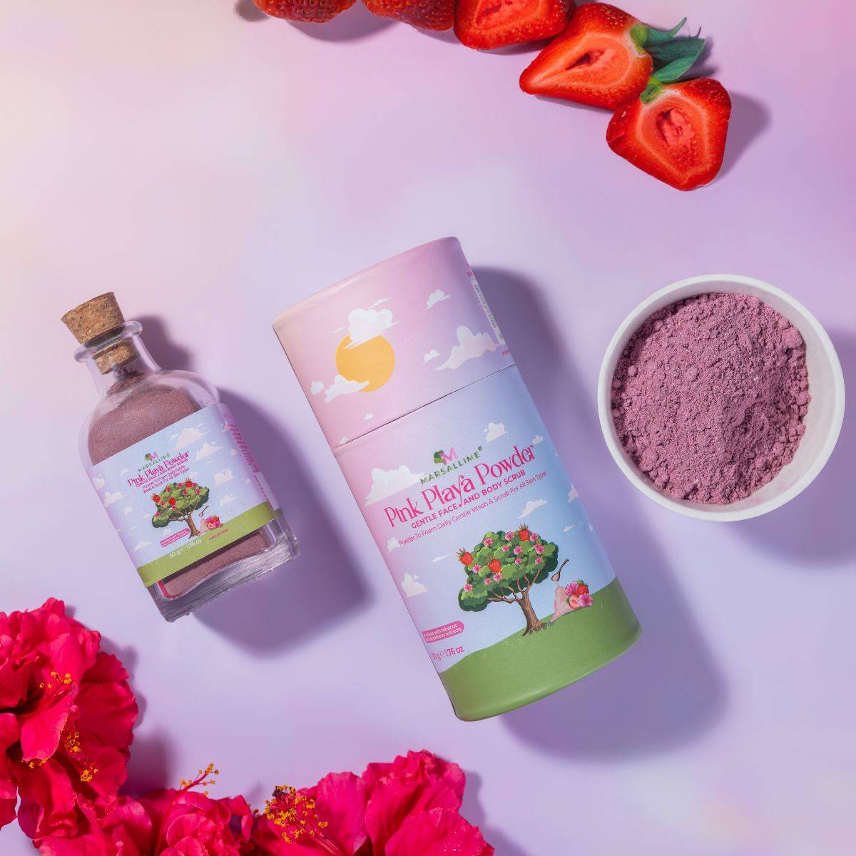 Pink Playa Powder- Face and Body Scrub4