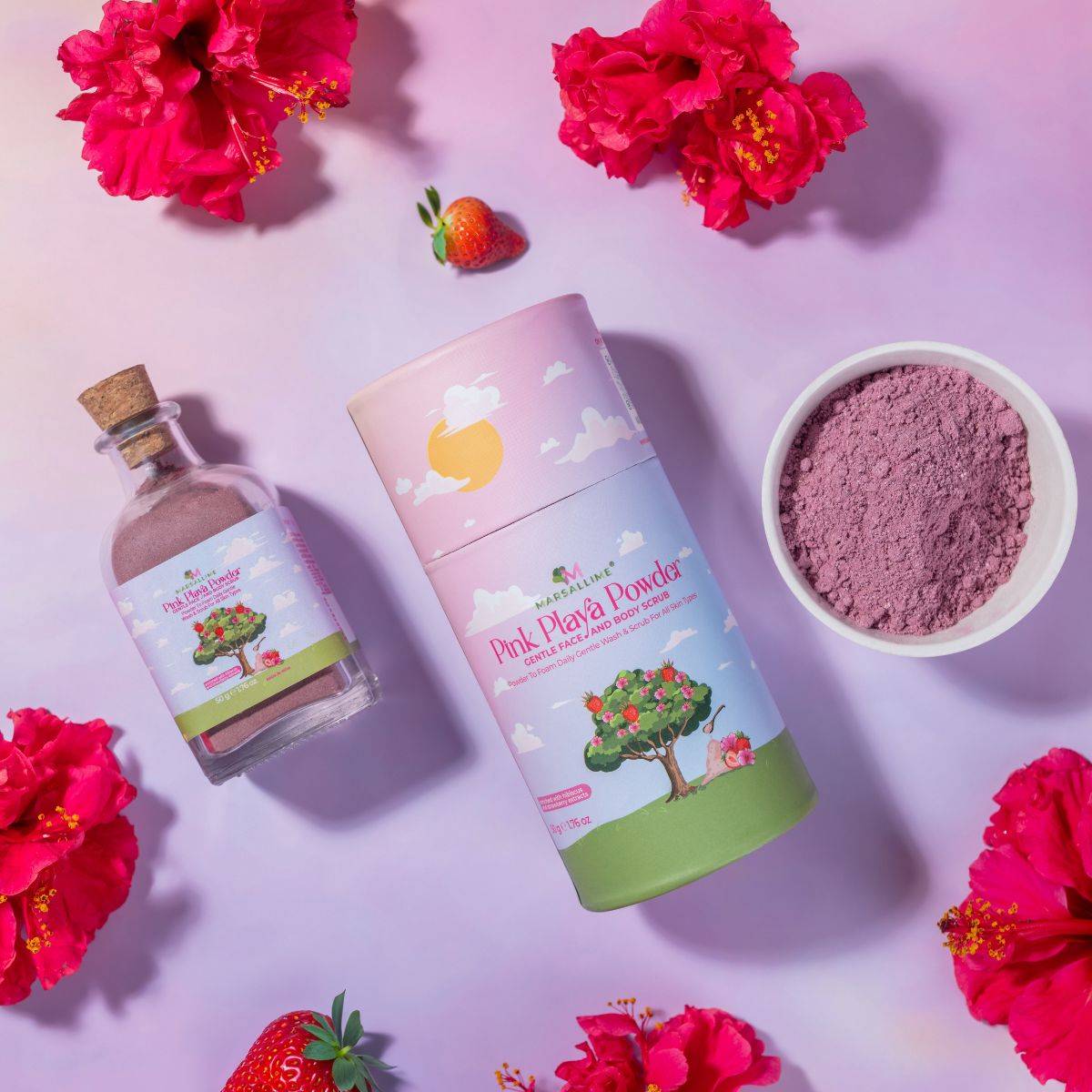 Pink Playa Powder- Face and Body Scrub 6