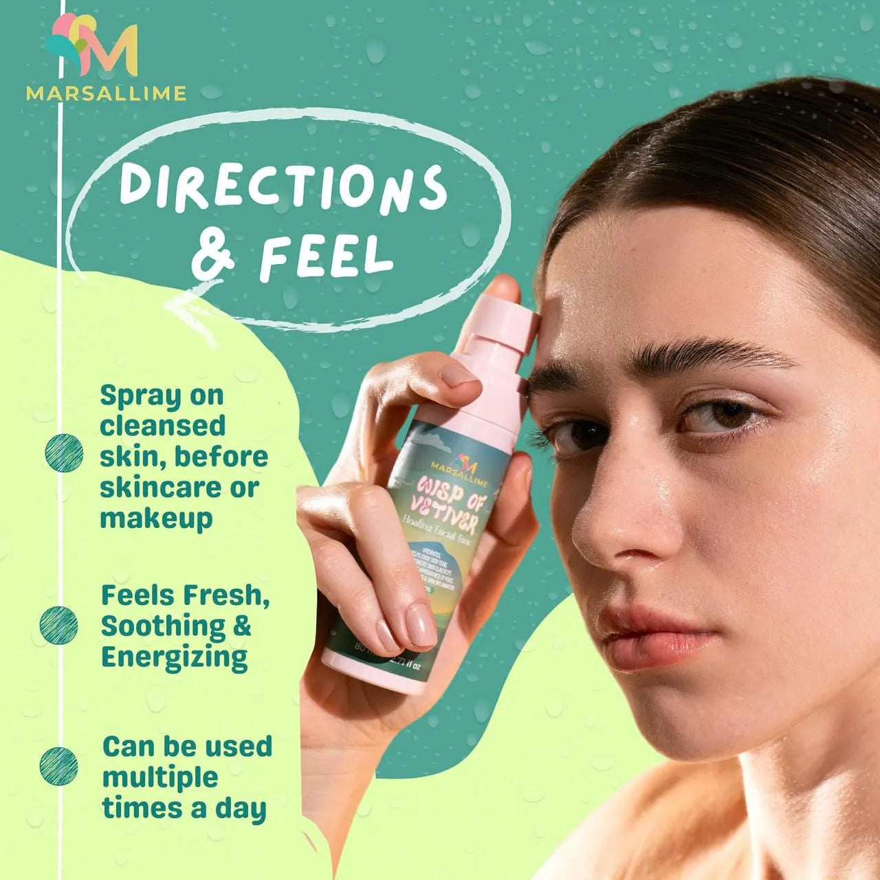 All skin type | feels refresh & cool | marsallime