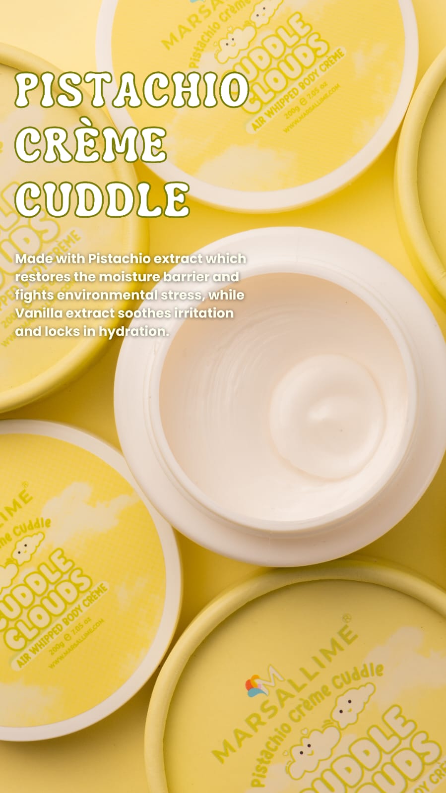 Cuddle Clouds Body Crème: Pistachio Crème Cuddle